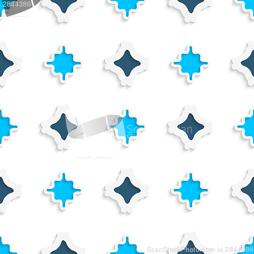 Image of Wavy squares simple ornament seamless