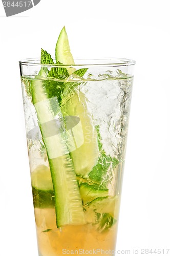 Image of cocktail with cucumber