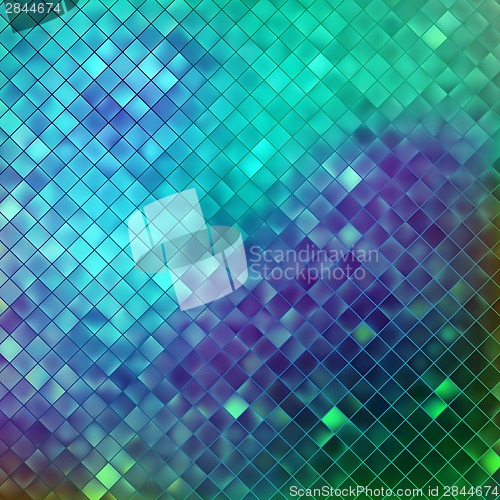 Image of Blue glitters on a soft blurred background. EPS 10