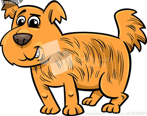 Image of shaggy dog cartoon illustration