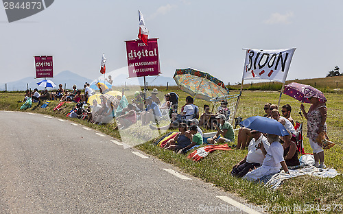 Image of Spectators of Le Tour de France