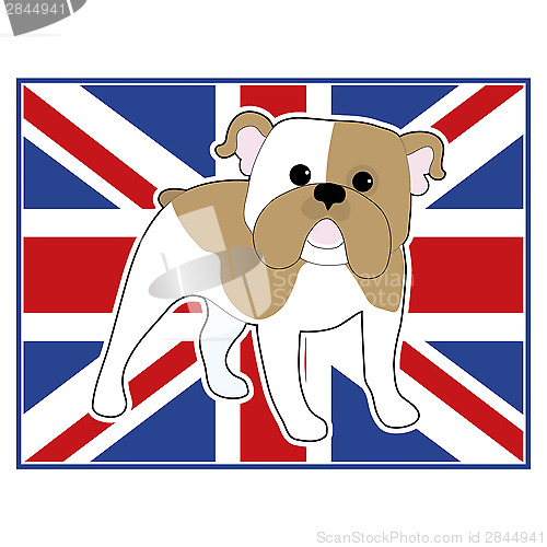 Image of English Bulldog Flag