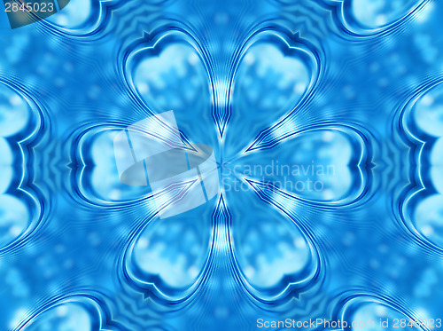 Image of Blue background with abstract pattern