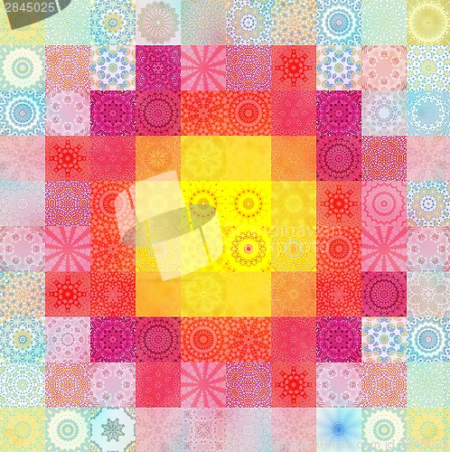 Image of Color background with abstract mosaic