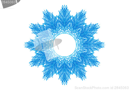 Image of Abstract blue design element