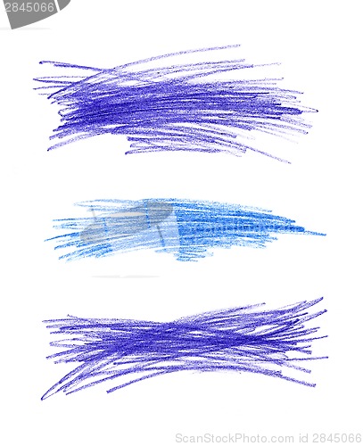 Image of Abstract color hand drawn design elements