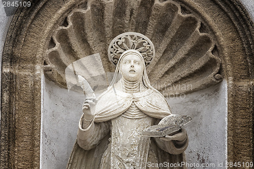 Image of St. Therese of Lisieux statue in Gallipoli (Le)