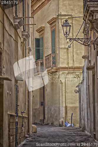 Image of Old alley  in the old town of Gallipoli (Le)