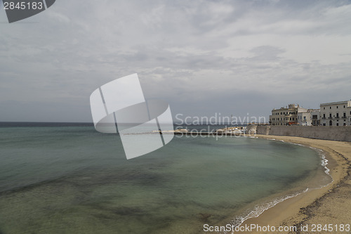 Image of Beach of the old town of Gallipoli (Le)