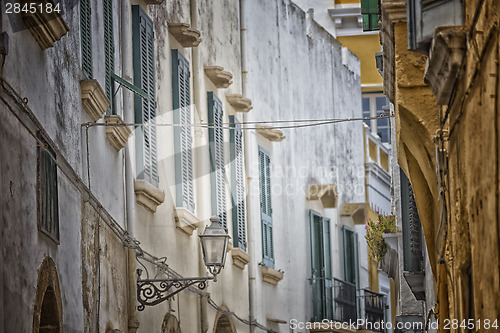 Image of Old alley  in the old town of Gallipoli (Le)