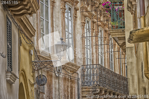 Image of Doxi Stracca Fontana Palace in the old town of Gallipoli (Le)