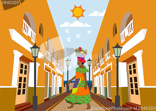 Image of Way to the market 