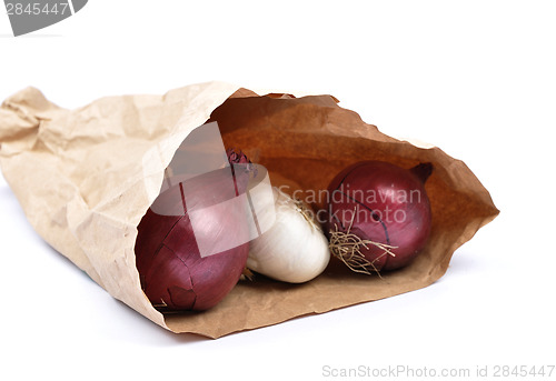 Image of Vegetables in paper bag