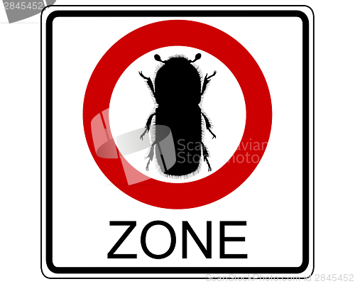 Image of Bark-beetle traffic sign