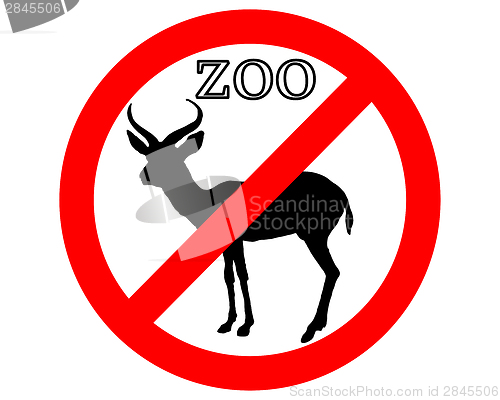 Image of Antelope in zoo prohibited