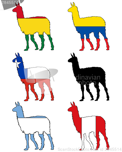 Image of Lama flags