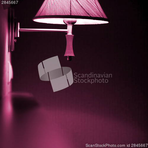 Image of Mauve lamp