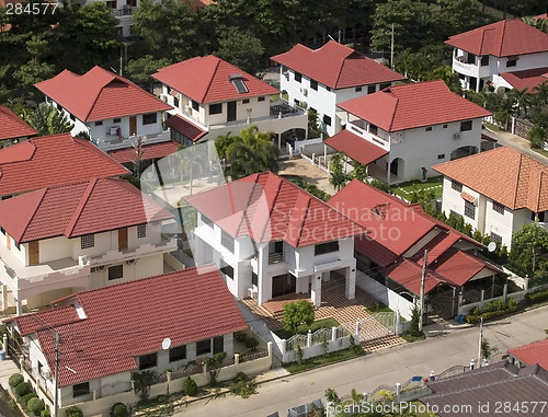 Image of Aerial view of residential area