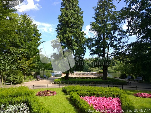 Image of park in spring time