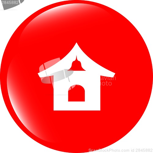 Image of house web icon button