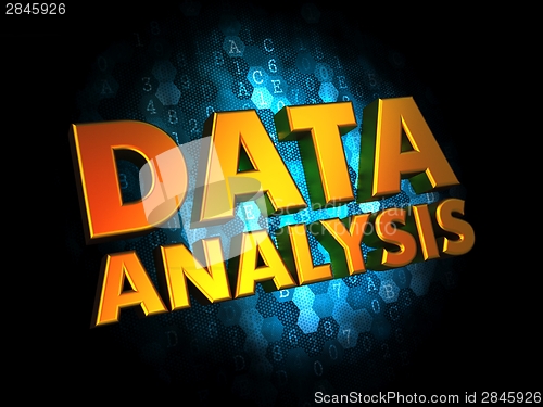 Image of Data Analysis Concept on Digital Background.