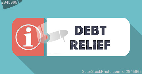 Image of Debt Relief Concept in Flat Design.