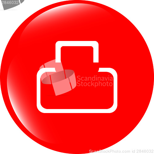 Image of Apps icon. abstract sign on web button isolated on white