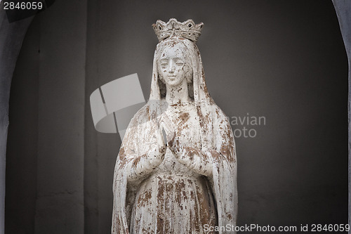 Image of Blessed Virgin Mary statue in Gallipoli (Le)