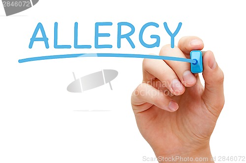 Image of Allergy Blue Marker