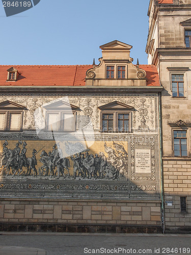 Image of Fuerstenzug Procession of Princes in Dresden, Germany