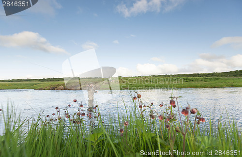 Image of Flyfisherman casting