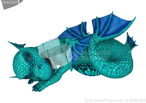 Image of Sleeping Little Sea Dragon