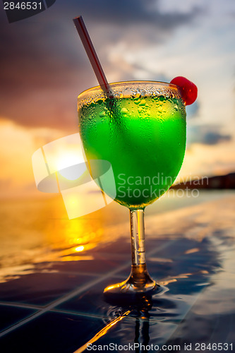 Image of Cocktail near the swimming pool