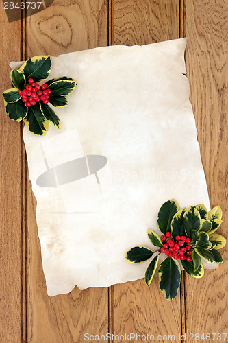 Image of Christmas Parchment Letter