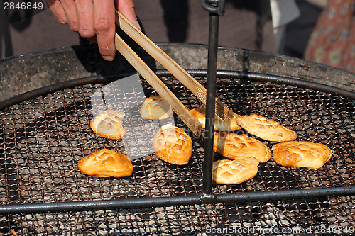 Image of Food at the traditional street market