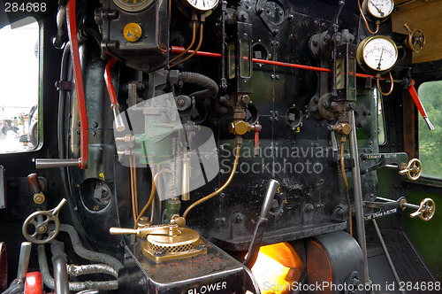 Image of Steam Engine Footplate