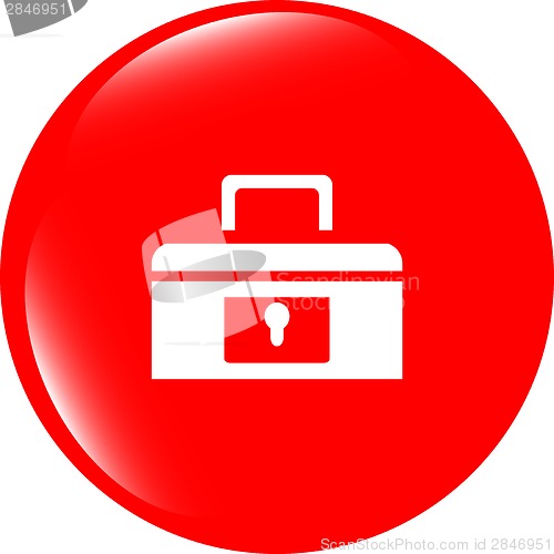 Image of Sale concept shopping bag design over on a white background