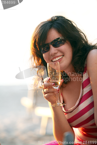 Image of Girl on vacation