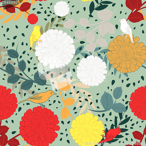 Image of Seamless floral pattern