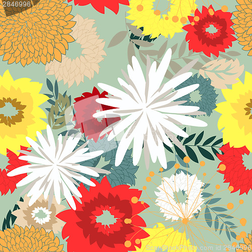 Image of Seamless floral pattern