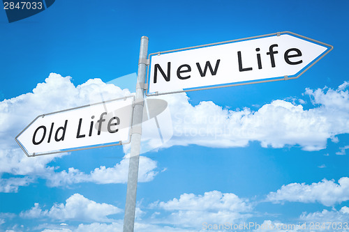 Image of old life - new life