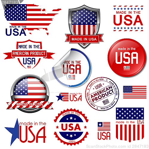 Image of Made in the USA labels