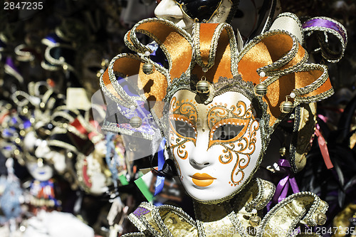 Image of Venetian carnival masks