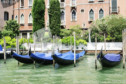 Image of Ancient gondola in Venice