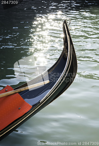 Image of Ancient gondola in Venice