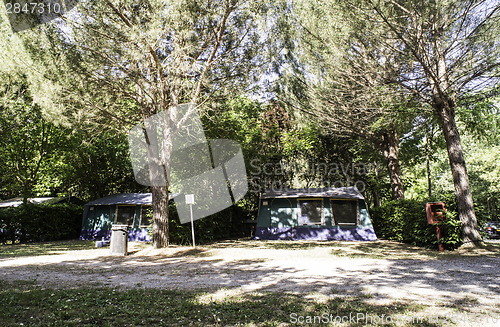 Image of Tent on campsite