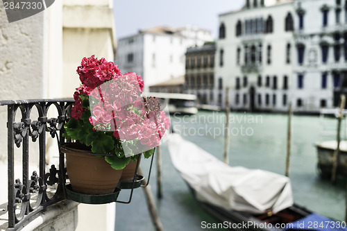 Image of Ancient gondola in Venice