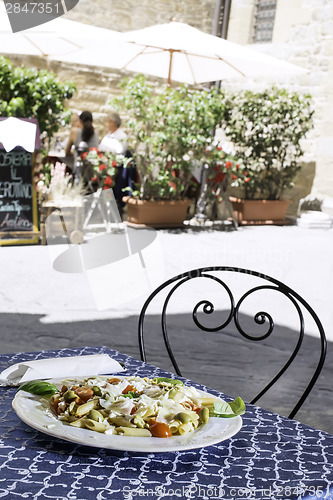 Image of Plate with italian pasta