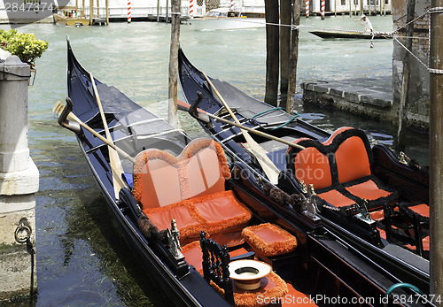 Image of Ancient gondola in Venice