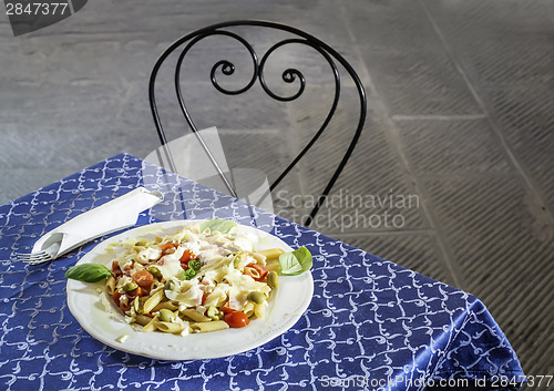 Image of Plate with italian pasta